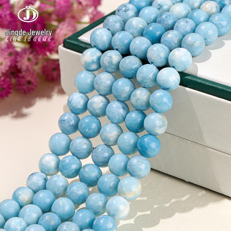 Jingde Larimar Volné korálky pro DIY šperky - Polotovary pro náramky