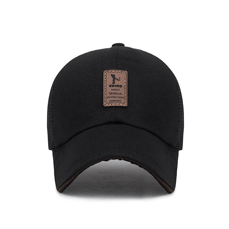 Summer Casual Breathable Sunshade Mesh Cap Men's Simple Sun Protection Baseball Cap