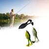 3Pcs Double Propeller Floating Frogs Fishing Lures Hook Frogs Topwater Swimming Lures Topwater Frogs Fishing Lures