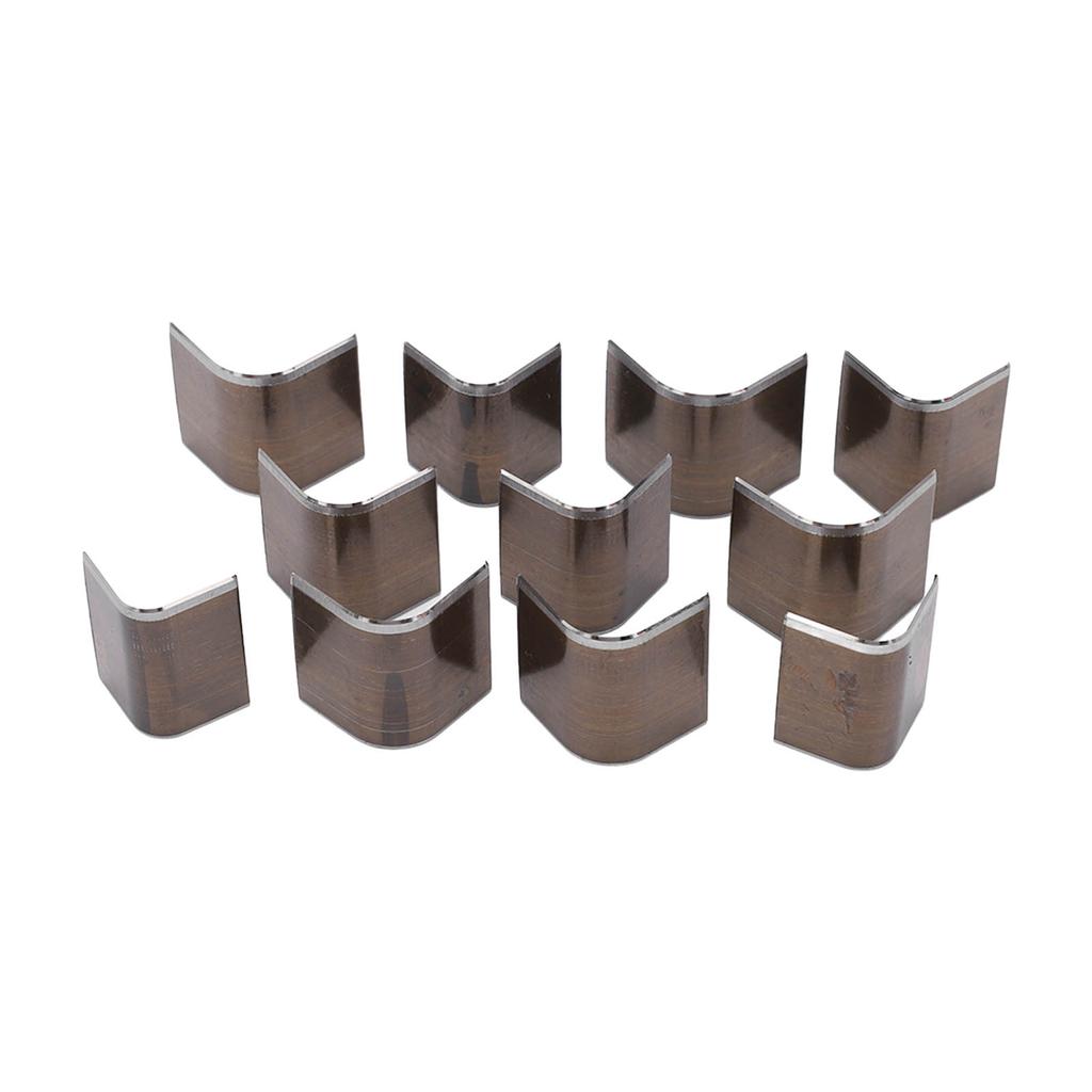 11 Pcs Leather Punch Mould Carbon Steel Anti Rust R Angle Leather Knife Mold DIY Hand Made Leather