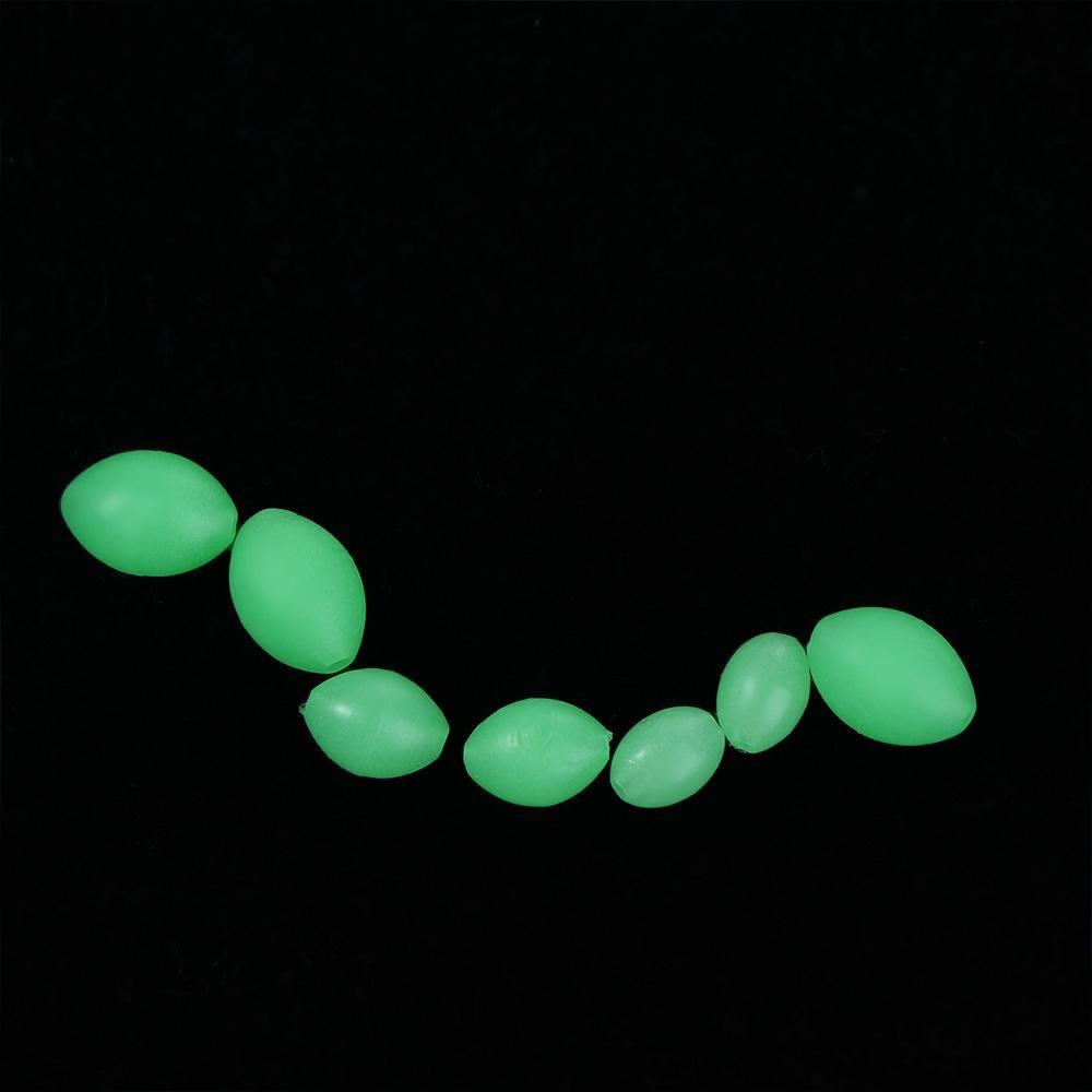 Lure Bait Fishing Accessories Bead Bait Glow in Dark Green Beads Fishing Lure Tackle Glowing Sink Beads Luminous Fishing Beads