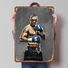 Oleksandr Usyk Boxer Poster Boxing Metal Signs Gamer Room Decoration Custom Tin Plates for Wall Art Decoration Art of Murals