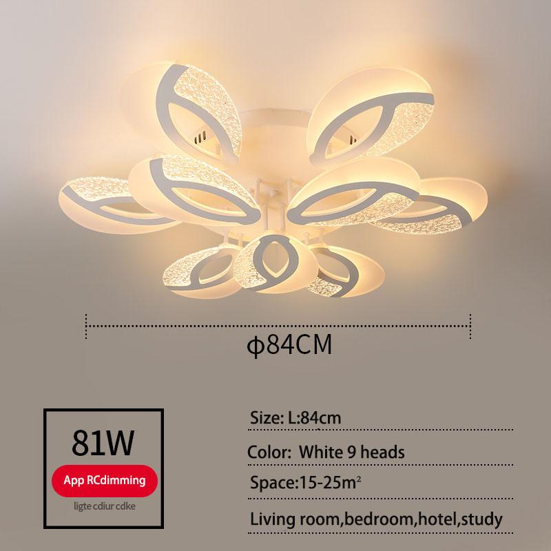 Plafoniera LED Sufragerie Dormitor Alb Restaurant Hotel Vila Lampa Creativa Plafoniera