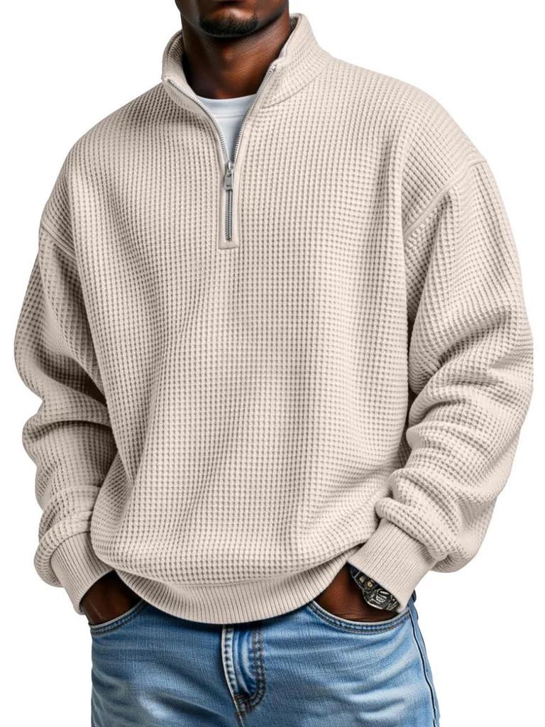 Men's Casual Zipper Pullover Hoodie - 2025 Autumn/Winter Collection