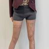 Women Vintage Fishnet Mesh Pantyhose Stockings Japanese Aesthetic Hollowout  Argyle Floral Heart Pattern Tights Leggings