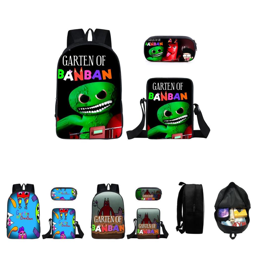 Schulgeschenk Garten von Banban Rucksack Umhängetasche Federmäppchen Set