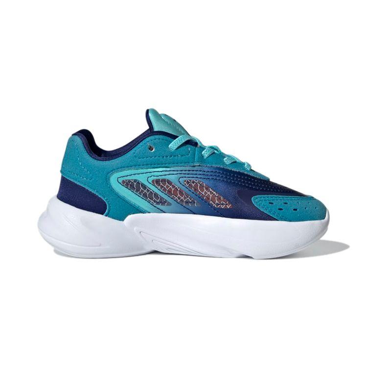 Adidas Originals Ozelia Non-Slip Breathable Low-Top Thick Sole Casual Dad Shoes Kids Sneakers Blue H00826
