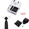 Men's Tie Gift Set: Striped & Polka Dot Tie, Pocket Square, Cufflinks