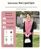 Elegant Mother's Day Spring Outfit: Middle-Aged Gold Velvet Two-Piece Set with Inner Top and Vest.
