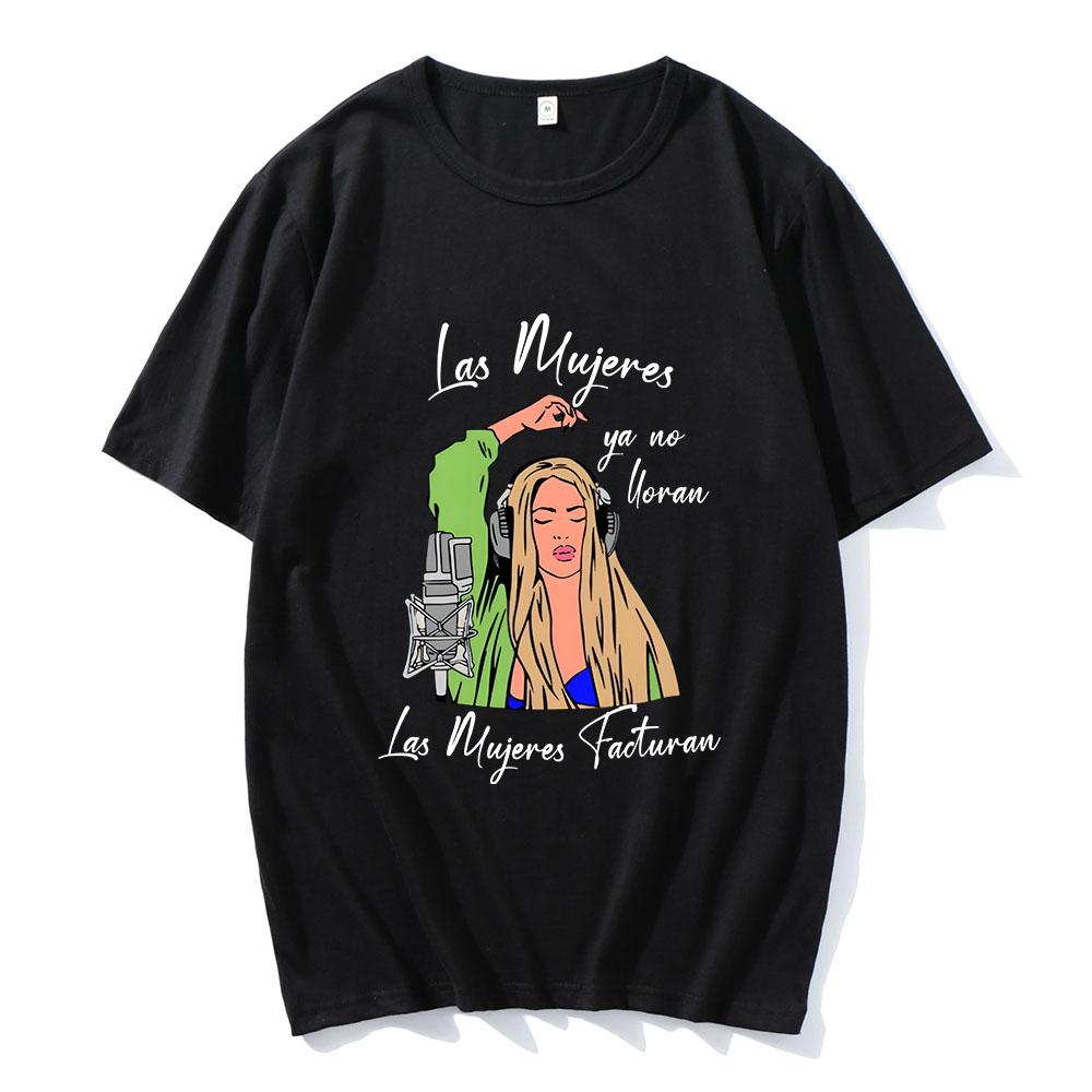 Shakira Sängerin Druck T-Shirts Kurzarm Baumwolle Sommer T-Shirt Lässig Hohe Qualität Bequeme T-Shirts Streetwear Damen