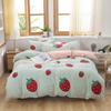 Aloe Cotton Blend Bedding Set Striped Sheet Style Modern Simple 1.2m/1.5m/1.8m/2.0m/2.2m Beds Home Bedroom Decor