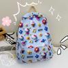 Schoolbag Backpack Women's Large Capacity Simple Cartoon High Value Student Backpack Trendy Cute Cartoon Student School Bag