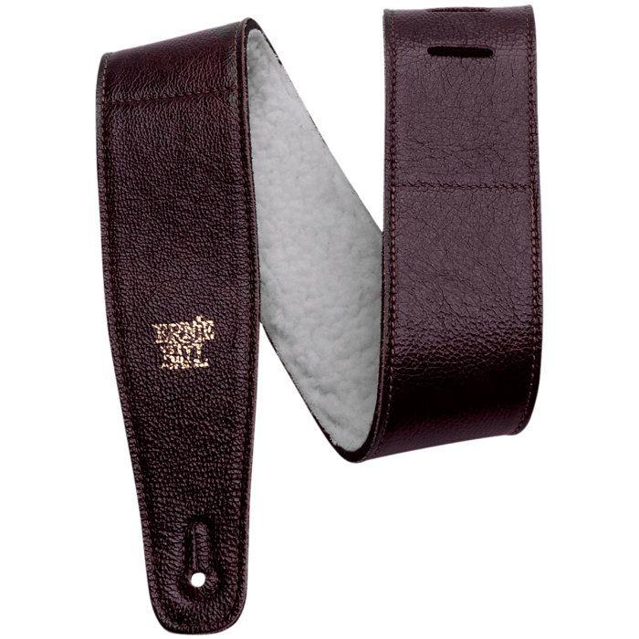 Ernie ball 4138 cuir marron sangle guitare
