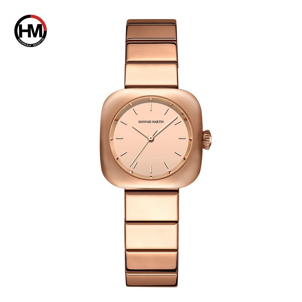 Movement Women's Brand Watch 2024 New Trend Fashion Simple Quartz Women's Watch Steel Band Watch