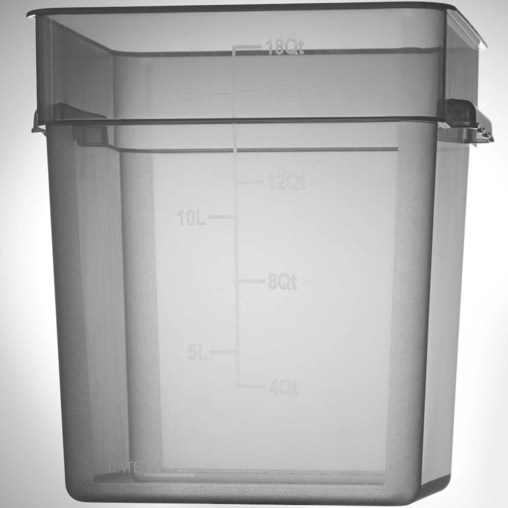 Food Storage Container With Scale 17.2 290 X 290 X 320 - Hendi 870952