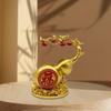Feng Shui Gourd Statue Rack Decorative Creative Single Bottle Holder for Tabletop Bookshelf Bar