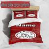 3pcs Duvet Cover Set (1*Duvet Cover + 2*Pillowcase, Without Core), Custom Name Ajax Pattern Bedding Set, Home Bedroom Decor Gift