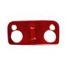 Best Red Carbon Fiber Reading Lamp Light Trim Cover Frame For Ford Mustang