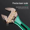 Baolian Adjustable Multifunctional Plumbing Wrench - Large Opening, Short Handle Pipe Tool