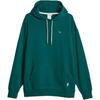 Puma Logo Embroidered Long-Sleeve Hoodie Sweatshirt Unisex Tops Olive-Green 620819-43