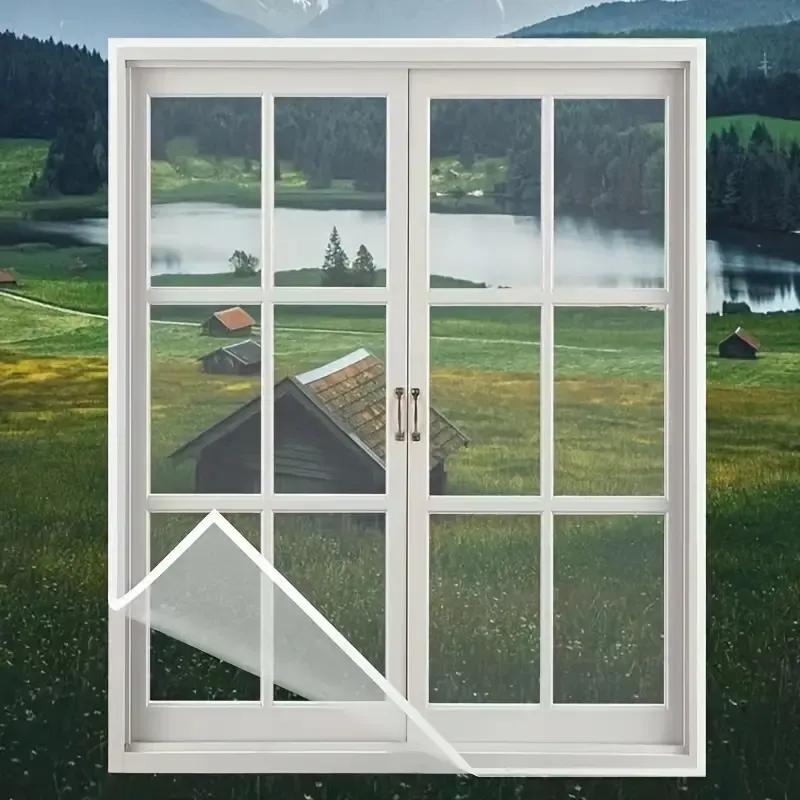 Summer mosquito proof door and window screens, available in various sizes (white) 155cm
