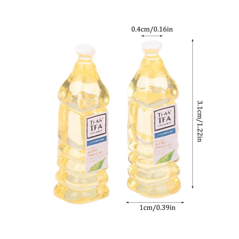 1 Set 1/12 Miniature Wine Bottles Dollhouse Kitchen Accessories - Mini Dolls House Living Room Accessories Beer Drink Bottles