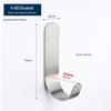 Stainless Steel Mini Single Coat Hook for Home, Hotel, Bathroom, Entryway, and Toilet - Ideal for Clothes and Hats
