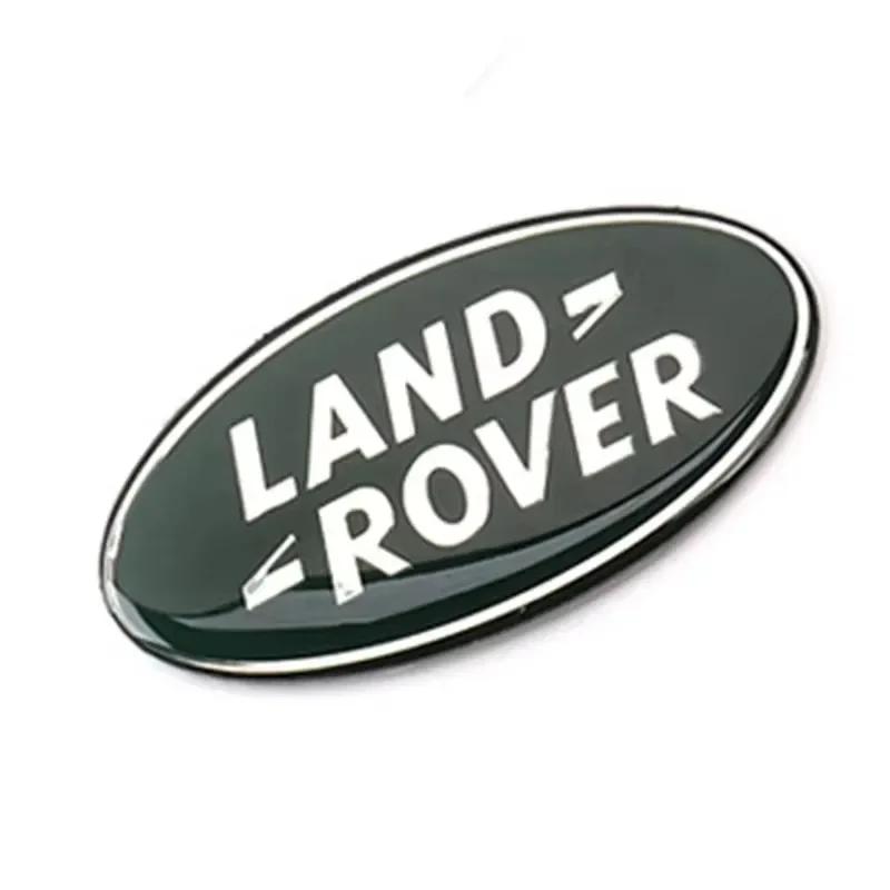 3D Aluminium Logo Land Rover Emblem Car Front Sticker Rear Trunk Badge For Land Rover Range Rover Freelander Discovery Defender SA4