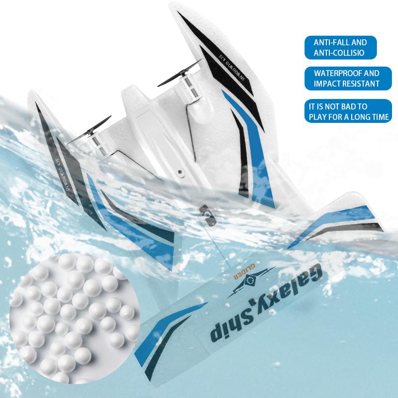 KF603 RC Glider EPP Foam 2.4G 3CH Radio Control Sea And Air RC Plane Water Land Flying Boat Airplane Toys Gift For Boys