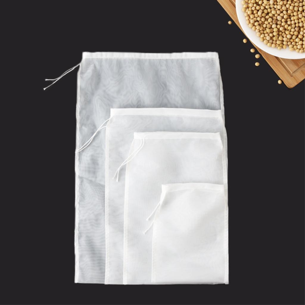 Household ultra-fine nylon filter bag, kitchen slag squeeze bag (density 150 mesh, 45cm opening * 60cm height)