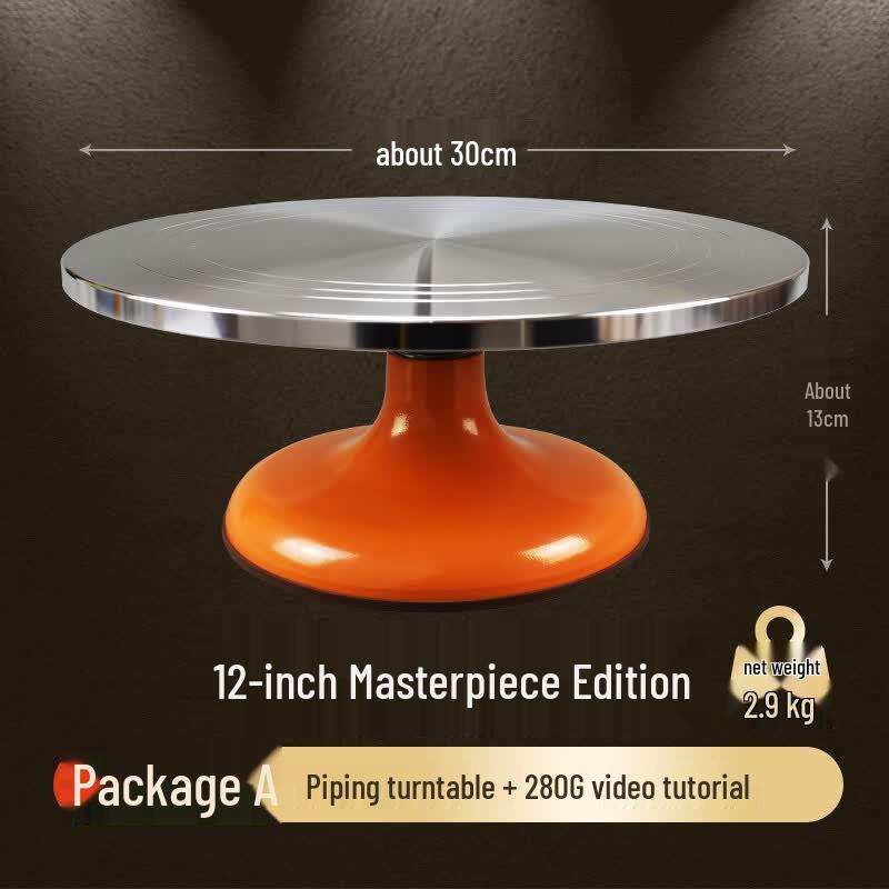 

Yingtang 12-inch Aluminum Alloy Cake Decorating Turntable