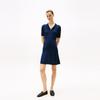 Tommy Hilfiger Textured Metal Button Polo Collar Slim Fit Short Sleeve Dress Women Dress WW0WW45512