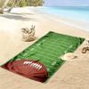 American football field 2D Flat Print Beach Towel, Large Soft Quick Dry Towel for Beach Camping Swimming.MSTJ0918118