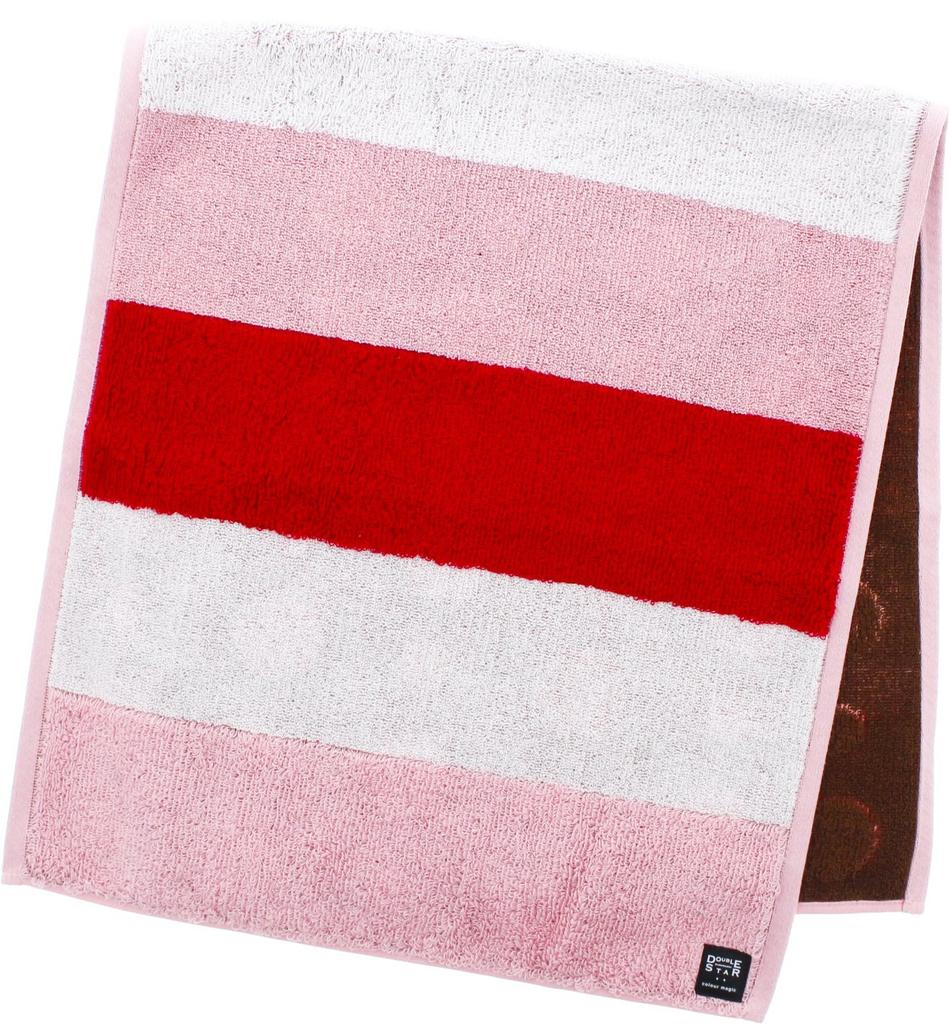 Kusunokibashi Monori Imabari Towel Berry Mousse Face Towel Pink 1-65435-31-P 36×83cm