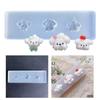 Unique Ornament Mould Dog Shaped Silicone DIY Mold Versatile Craft Moulds Clay Food Molds Suitable for DIY Hand-Making