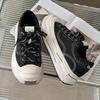 58151 Ensemble Platform Canvas Shoes for Men and Women Couples with a Height of 5 Cm, Summer Casual Board Shoes, Niche Guochao Shoes