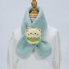 Cute Cartoon Panda Plush Scarf for Kids - Windproof & Thickened Winter Neck Warmer