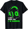 Can´T Hear You I´M Gaming I Ps5 Controller Headset T Shirt