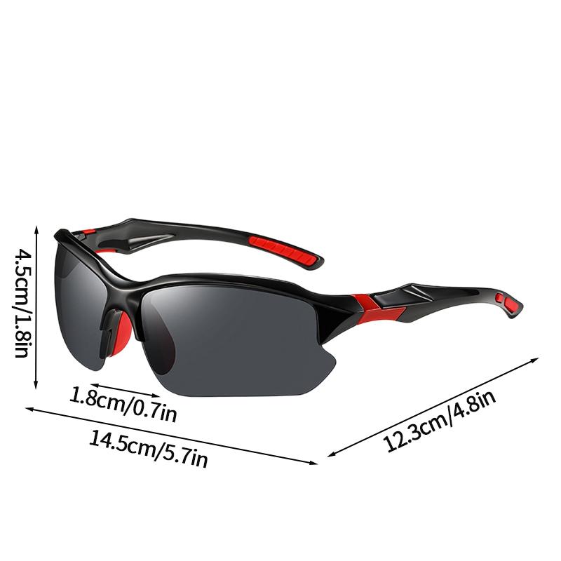 1pc Outdoor Polarized Sunglasses UV Protection Eyewear Sports Glasses for Men Women Running Fishing Driving Hiking Sunglasses
