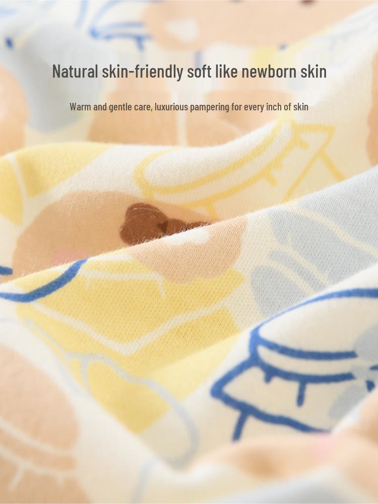 Four Seasons Baby Sleeping Bag - Anti-Kick & Anti-Startle, One-Piece for Newborns & Children, Spring & Autumn, Winter Style