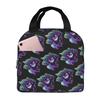 Custom G-Gengars Insulated Lunch Bag for Camping Travel Cartoon Leakproof Cooler Thermal Lunch Box Unisex