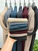 Men's 100% Wool High-Collar Knit Sweater – Thick, Warm, Solid Color, Perfect for Autumn and Winter