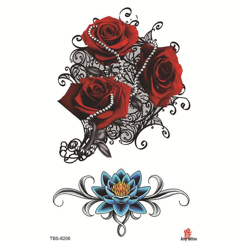 Wasserdichtes Ganzarm Totemsymbol Tattoo Aufkleber Set