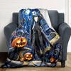 Jack Skellington Blanket Soft & Cozy Perfect for Livingroom Seaside Picnics All-Season Use Playful Design Birthday Christmas Gift Blanket