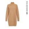ELLASSAY Women's Wool & Cashmere Blend Patchwork Midi Dress