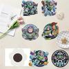 6Pcs Skull Series Diamond Art Fridge Magnet Diamond Painting Refrigerator Magnet Diamond Painting Fridge Magnet for Adults Beginners