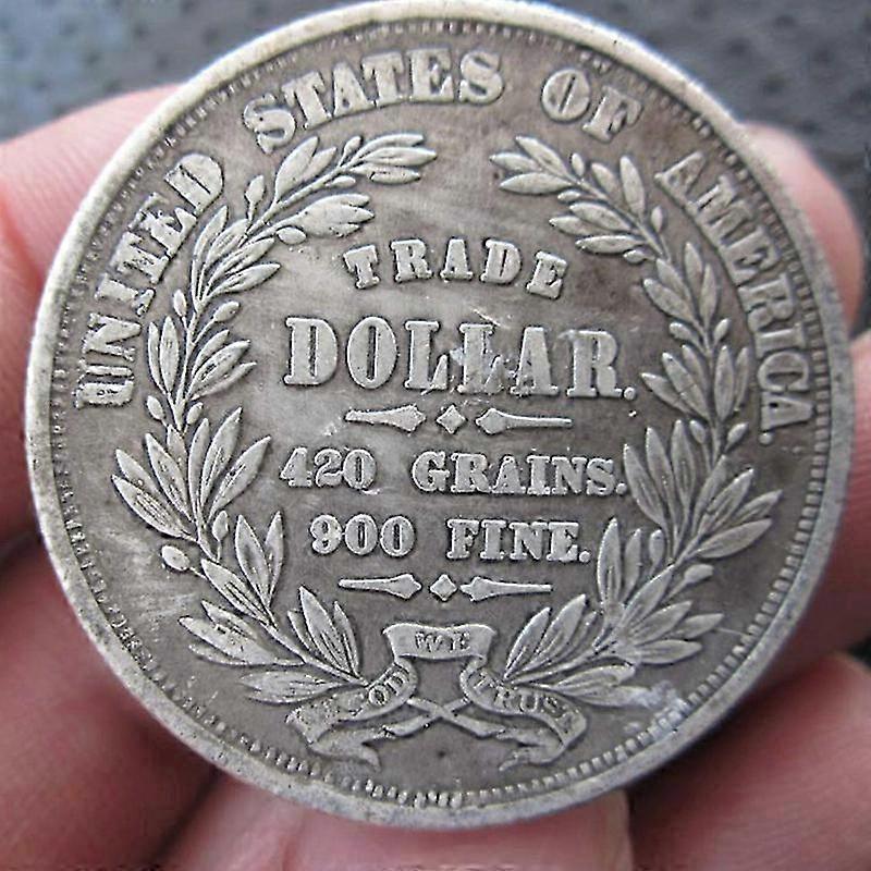 Old Morgan US Dollars 1872 Commemorative Coin Collecting Currency Die Casting