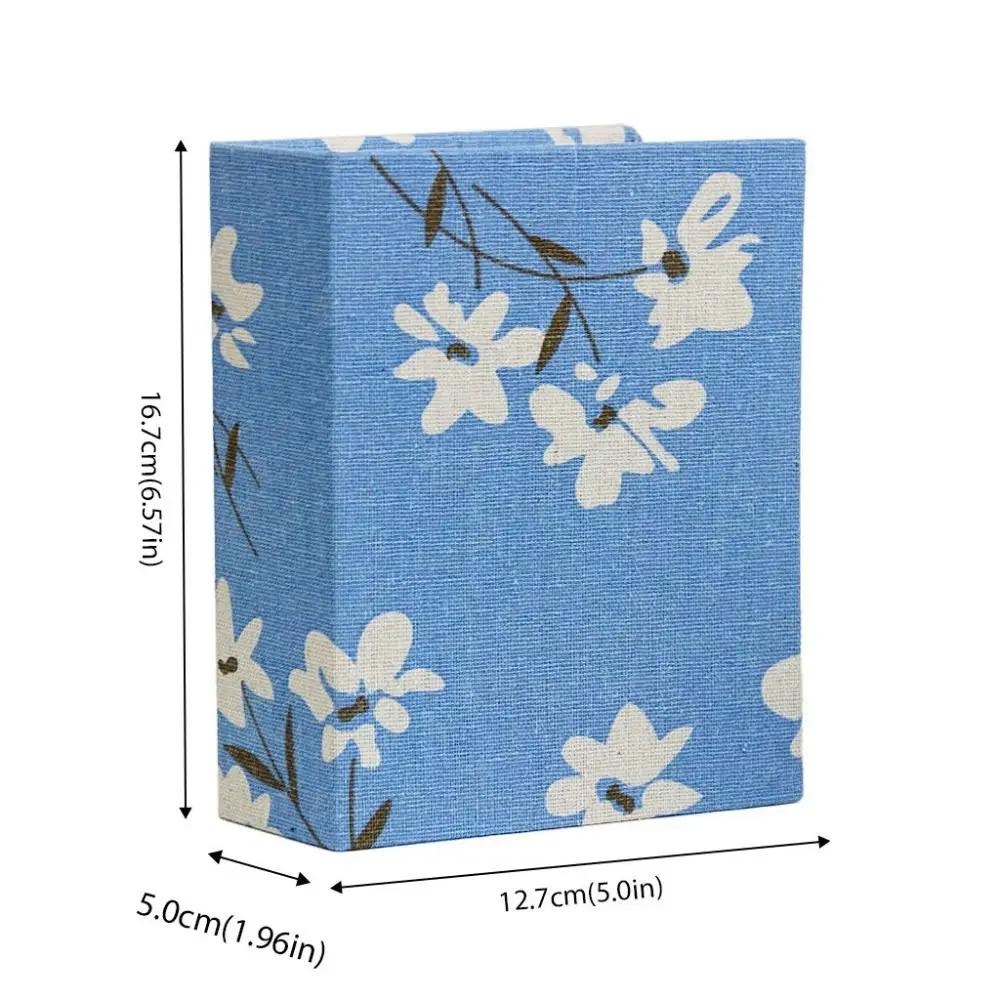 100 Pockets Photo Album 4x6 Photos Linen Cover Slip-in Picture Albums DIY Writable Small Scrapbook Album Children Growth