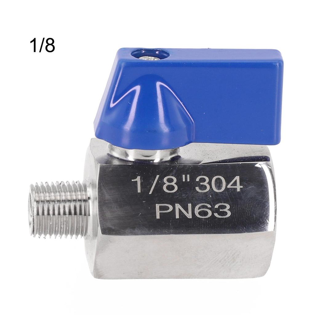 304 Stainless Steel Mini Small Ball Valve Inner and Outer Wire Mini Ball Valve