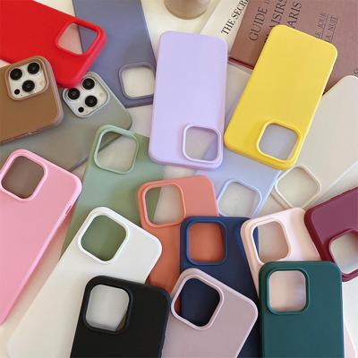 Fargerikt mote originalt mykt silikon Apple 16 15 Pro max telefondeksel, egnet for Apple 14 13 12 11 sklisikkert og smussbeskyttende helbeskyttende telefondeksel